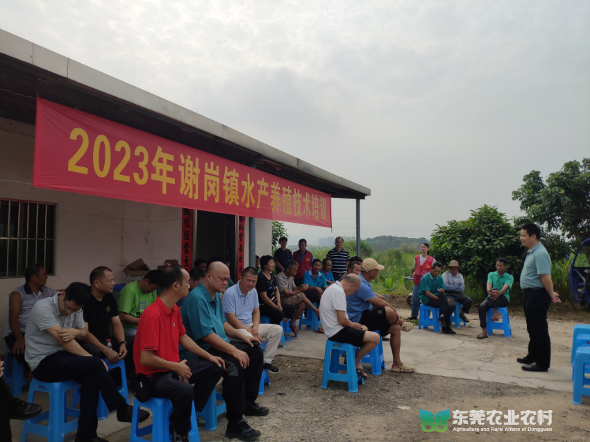 2023年10月26日，水产健康养殖专家技术服务团队对当地养殖户进行技术指导服务。摄影人：彭家杰.jpg